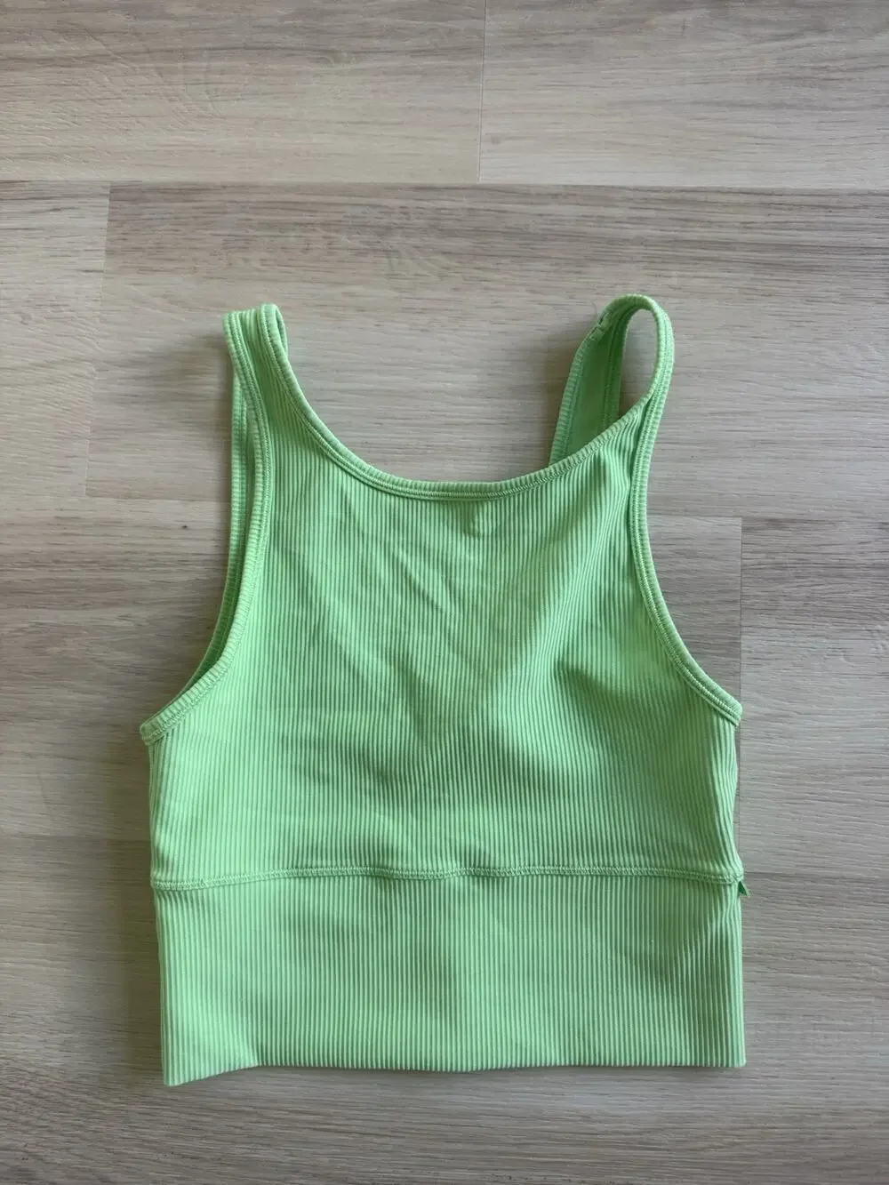 Lululemon Power Pivot Tank Electric Green Womens Size 4